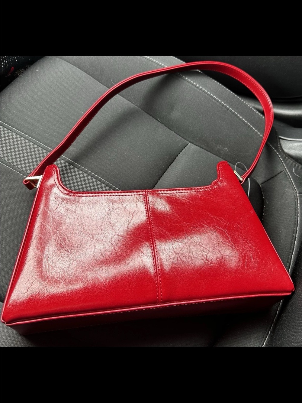 Liz Claiborne Red Patent Shoulder Bag